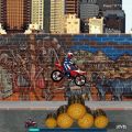 Moto trial en ville