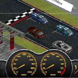 Bolide sur la piste