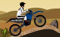Moto dans le désert